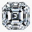 Asscher Cut Diamond 0.26ct - E VVS1