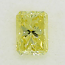 Radiant Cut Diamond 0.28ct - Fancy Yellow VVS1
