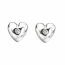 Heart Shape Diamond Ear Studs - 0.25 carats total
