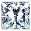 Princess Cut Diamond 0.59ct - F VVS1