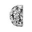 Half Moon Shape Diamond 0.28ct - F SI1