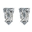 Tapered Bullet Diamond Pairs 0.25ct - E/F VS