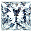 Princess Cut Diamond 0.41ct - D VVS1
