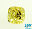 Cushion Cut Diamond 1.62ct - Fancy Intense Yellow IF