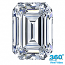 Emerald Cut Diamond 1.12ct - F VS1