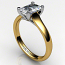 Radiant Diamond Engagement Ring 