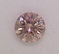 Pink Champagne Round Brilliant Cut Diamond 0.31ct - PC1 I1