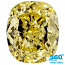 Cushion Cut Diamond 1.70ct - Fancy Yellow VS2