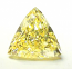 Trilliant Cut Diamond 0.19ct - Intense Fancy Yellow VVS1