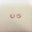 Argyle Round Brilliant Cut Diamond Pair Fancy Pink 0.095ctw