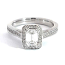 'Halo' Diamond Engagement Ring - 1.00cts 