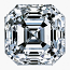 Asscher Cut Diamond 1.00ct - H SI1