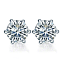 Diamond Stud Earrings - 0.60 carats total E VVS1 - GIA Certified 