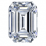 Emerald Cut Diamond 2.55ct - J VS2