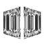 Trapezoid Diamond Pairs 0.30ct - F/G VS