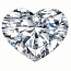 Heart Shape Diamond 0.36 - D IF