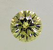 Round Briliant Cut Diamond 1.16ct - Fancy Light Yellow VVS2