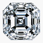 Asscher Cut Diamond 0.48ct - E VS1