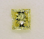 Princess Cut Diamond 0.46ct - Fancy Yellow VS1