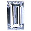 Baguette Cut Diamond 0.38ct - E VS1