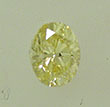 Oval Shape Diamond 0.44ct - Fancy Yellow VS2
