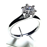 'Alana' Diamond Engagement Ring - 0.75ct - E VS2 