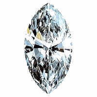 Marquise Cut Diamond 0.46ct - E VVS2