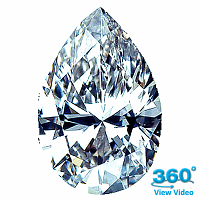 Pear Shape Diamond 1.00ct - D SI1