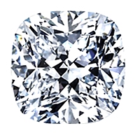 Cushion Cut Diamond 0.53ct - E IF